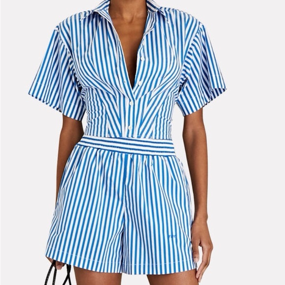 FRAME brand: Striped Organic Cotton Shirt, size small! In great condition! - Picture 2 of 7